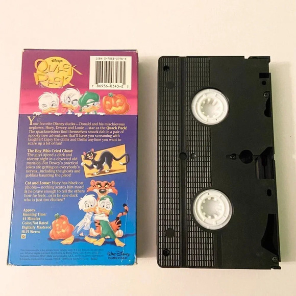 1997 Quack Pack House  of Haunts VHS Animated Disney Donald Duck Halloween Video - Picture 10 of 10